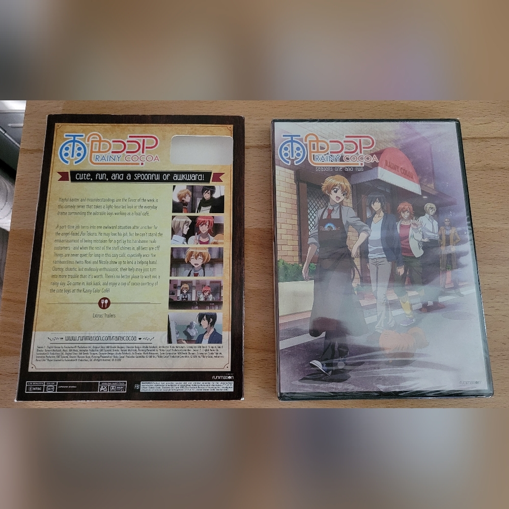 NWT Rainy Cocoa: Season One and Two DVD Anime & Manga